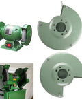 6 Inch Bench Grinder Wheel Safety Guard With Inner And Outer Shields, Pro Grade Fit For 150 Type Grinding Machines, Green Iron Construction