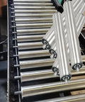 Conveyor Roller Set Five Pack Replacement Rollers For Roller Stands And Woodworking Stainless Steel Gravity Transmission 25mm Diameter