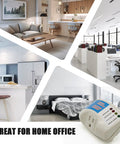 Four Pack Surge Protector With Automatic Voltage Guard, Brownout And Surge Defense For Home Appliances, 120V 15A 1875W Capacity, Heavy Duty Outlet Protector for various home and office settings, including living room, kitchen, and bedroom.