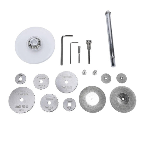 Internal PVC Pipe Cutter Kit With Adjustable Depth Gauge Guide Pro Grade Tool 6 Replacement Saw Blades And 4 Grinding Discs