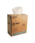 Box of All Purpose Disposable Wipes For Auto Shops And Industrial Cleaning, 126 count, center pull sheets visible
