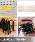 Uhrlghs Automatic Wire Stripping Machine Heavy Duty Aluminum Alloy Peeling Cutter For Cable 0.1 To 8mm SWT508 E SD processed wires.