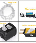 Solid Water Cooled Acrylic Bender For Plastic Sheets Packed With Smart Temp Gauges And Dual Heating Tubes components including water pump and thermostat.