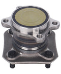 Front view of Rear Wheel Hub And Bearing Assembly For Nissan Sentra 2007 2008 2009 2010 2011 2012 2.0L L4 No ABS Premium Replacement.