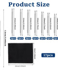 Watch Band Pins Replacement Kit 16 Pieces Pro Grade 1.5mm Stainless Steel Heavy Duty Link Remover Set sizes 14mm to 25mm shown