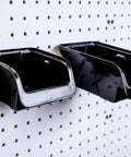 Two Pegboard Bins Set Of Six Large Seven Inch And Six Medium Five Inch Bins For Organizing Tools And Hardware On Pegboard