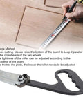 Manual Hand Pull Sheet Cutter For Metal And Plastic with measuring tape and usage instruction for DIY home workshop