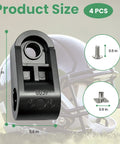All In One Football Facemask Repair Kit With Clips And Hardware Quick Fix For Wire Masks Universal Fit For Helmets 4 Pack