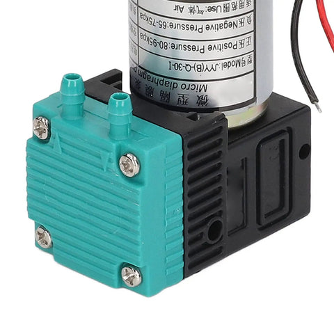 Close-up of a DC24V 7W Inkjet Printer Pump for Ink Circulation and Waste Ink Management, showing 5mm inlet outlet and durable design