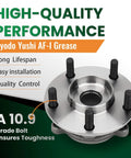 Front Wheel Hub Bearing Assembly For Mazda 6 2014 To 2018 And Mazda CX 5 2013 To 2018 With 2.0L And 2.5L Engines Premium Replacement