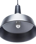 Industrial Warehouse Pendant Light With 5 Ft Adjustable Cord Matte Black Dimmable Hanging Lamp For Kitchen Island Bar