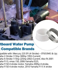 Outboard Water Pump Drive Shaft Collar And Spacer Replacement Kit 61A-45527-00-00 61A-45538-00-00 for 115HP-300HP engines