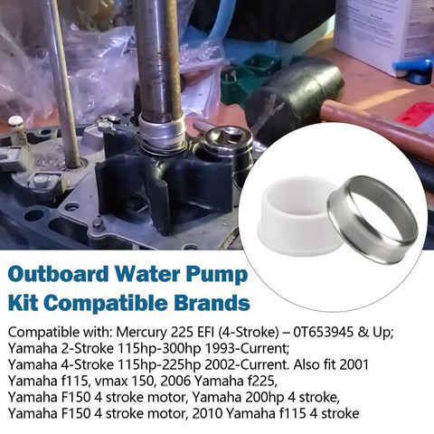 Outboard Water Pump Drive Shaft Collar And Spacer Replacement Kit 61A-45527-00-00 61A-45538-00-00 for 115HP-300HP engines
