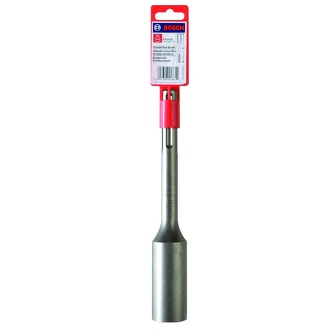 SDS Max Ground Rod Driver Adapter Drives Five Eighth Inch And Three Quarter Inch Ground Rods With Ease Using Your Heavy Duty Hammer Drill One Piece Design