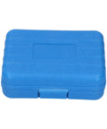 Blue toolbox of the Eight Piece Pneumatic Sleeve Adapter Set Double Ended Socket Reducers For Quick Vehicle Repairs Three Eighths To One Quarter Inch And One Half To Three Quarters Inch Size Transitions In One Kit Chrome Vanadium Steel With Handy Toolbox