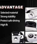 Close-up of the Rock Solid Five Piece Engine And Transmission Mount Replacement Kit Hella Durable Heavy Duty Rubber Steel Construction.