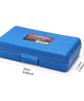 Blue case for Thirteen Piece Metric Hex Bit Socket Set With One Quarter, Three Eighths, One Half Inch Drives From Two To Fourteen Millimeter