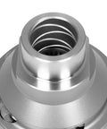 Close-up of Locker Helical Limited Slip Differential for Dana 30 Front 27 Spline 3.73 and Up, forged 8620 steel case.