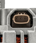 Close-up of connector on New 100 Amp 12V Alternator With S6 Groove Pulley Easy Install For Mazda 3 2010 2011 2012 2013 2.0L Replacement Part