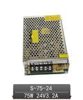 High Efficiency 75W 24V 3A Single Output Switch Mode Power Supply SMPS for electronics DIY projects and industrial use