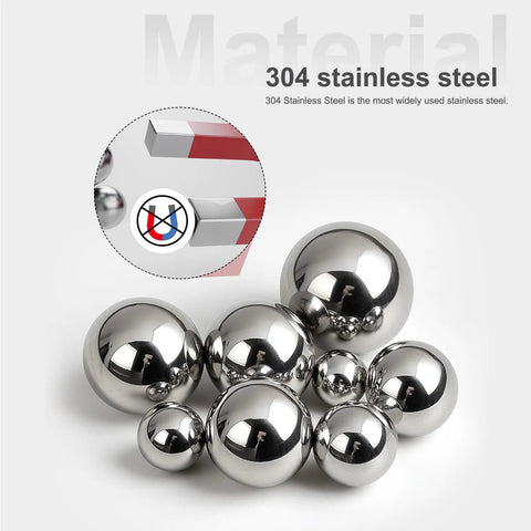 Pro Grade 10 Pack 15mm Stainless Steel Bearing Balls 304 Precision Balls For Machinery And Bearings Rocks Solid Corrosion Resistant Smooth Finish For Precision Engineering And DIY Gearheads, 304 stainless steel balls