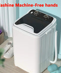 Supercompact Portable Washer And Dryer Combo, lightweight design, 5kg capacity, perfect for apartments and dorms.