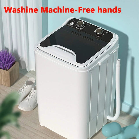Supercompact Portable Washer And Dryer Combo, lightweight design, 5kg capacity, perfect for apartments and dorms.