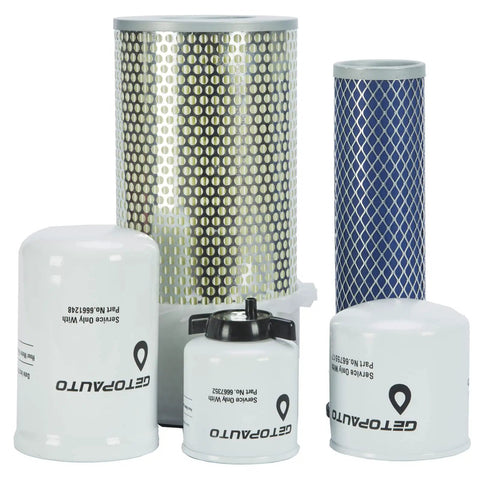 Air And Oil Filter Kit For Skid Steer Loaders All In One Set With Premium Air Filter And Oil Filter For Models 743 751 T140 T180 T190
