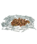 Peterbilt 379 Stainless Steel Three Sixteenth Inch Rivet Kit With 100 Huck Rivets And 100 Medium Flange Collars for truck panels