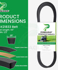 John Deere 48 Inch Mower Deck Rebuild Kit DIY Ready With 3 Pack Spindle Assembly GX22616 Pulley Belt GX21833