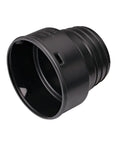 HDPE Corrugated Adapter 4 Inch Spigot to 4 Inch Corrugated Hub Connection black fitting for pipe transition