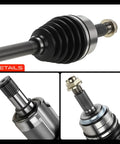 Close-up of Beefed Up CV Axle Shaft Assembly For Honda Odyssey And Ridgeline Front Left Driver Side 3.5L 2007-2010 details