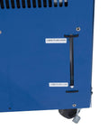 Close-up of NSC1000-230-1 Freeze 1-Ton Industrial Chiller with fluid level indicator for air-cooled indoor use.