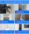 Portable Door Lock For Travel And Home Security, Beefed Up Privacy And Tool Free Install, Extra Privacy And Door Jam Stopper guide.
