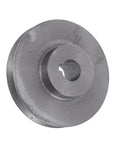 Heavy Duty Single Groove Cast Iron Belt Pulley With 19 Mm Bore And Keyway for Air Compressor Motor Setup, 100mm diameter.