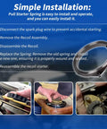 Pull Starter Spring For Outboard Motors No Fuss Install Replacement For Volvo Johnson And Evinrude 9 HP 14 HP 15 HP Recoil Starter