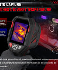 Pro Grade 240x240 Thermal Imaging Camera Handheld Infrared Scanner For HVAC Pros And Home Inspectors With Temperature Alarm