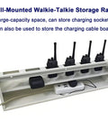 Wall Mount Walkie Talkie Holder With Heavy Duty Boss Grade Design And Number Labels Universal Two Way Radio Organizer