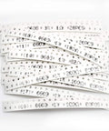 Chanzon 1200pcs 0603 SMD resistor kit on white tape carrier strips