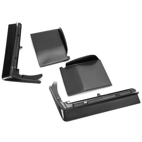Cadillac Seville Front Bumper Filler 4 Pieces Black Plastic Fits 1980 1981 1982 1983 1984 1985 Restore Gap Repair Damaged Bumper And Achieve A Smooth Clean Look