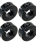 2 Inch Bore Shaft Collar 3 OD 11 Sixteenth Inch Thick 1045 Carbon Steel Heavy Duty Stop Collar For Large Shaft Assemblies Black Oxide Finish