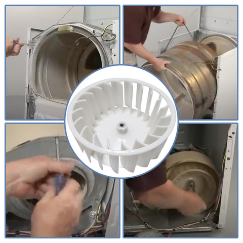 Washer Dryer Blower Wheel Assembly Replacement Fits Alliance And Similar Units 56000 510139 14218925 56000P D510139 R0603532 TU21426 TU21652 Beef Up Airflow And Drying Performance Reduces Noise And Improves Cloth Drying