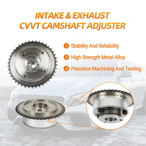 Engine Timing Chain Kit Fits 2.0L L4 Cars Like Elantra Coupe Tucson Kia Soul Forte Koup Replacement With CVVT Intake And Exhaust Gears