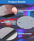 Custom Fit Car Window Mesh Sun Shade For Tesla Cybertruck 2024 2025 2026 showing breathable mesh and insect blocking features.