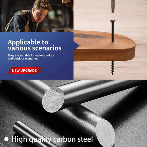 Heavy Duty Exterior Wood Deck Screws Built To Last Tough As Nails One And A Half Inch Flat Head Epoxy Coated Rust Resistant