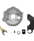 Bell Housing Kit With 11 Inch Clutch Fork Inspection Cover Throwout Bearing And Boot For Chevy Chevelle Malibu Impala Caprice Corvette Camaro 1959 Through 1988 Replacement Fits El Camino Bel Air Biscayne Nomad And More, with fork and cover