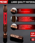 Torx Bit Set 25 PC With Security Tamper Resistant Star Bits T5 To T40 1 Inch And 2 Inch Magnetic Bits S2 steel detail view
