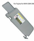 Toyota RAV4 Sun Visor Pair 2004 2005 Driver And Passenger Side Replacement With Clips And Screws Gray Direct OEM Replacement