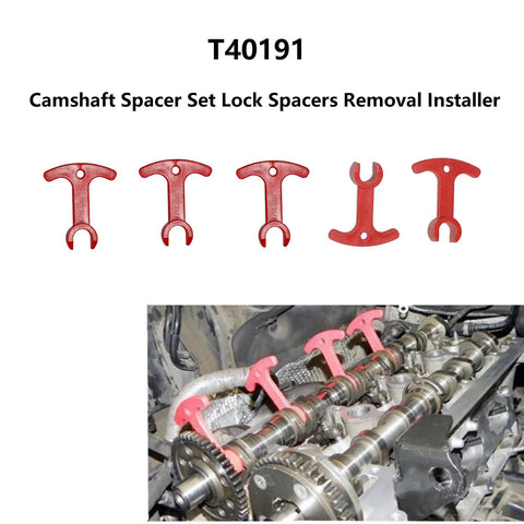 Engine Timing Tool Kit For VW Audi 2.0T 1.8 2.0 TSi TFSi EA888 Series camshaft spacer T40191 shown with camshaft alignment