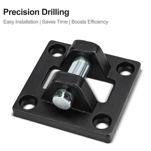 Foot Flange Mount Bracket For 63mm Bore SC Series Pneumatic Cylinders Double Ear Type With 4 Mounting Screws, heavy-duty iron